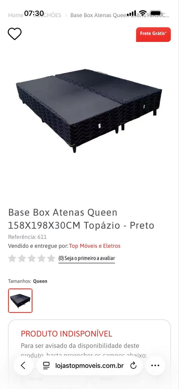 Base cama queen