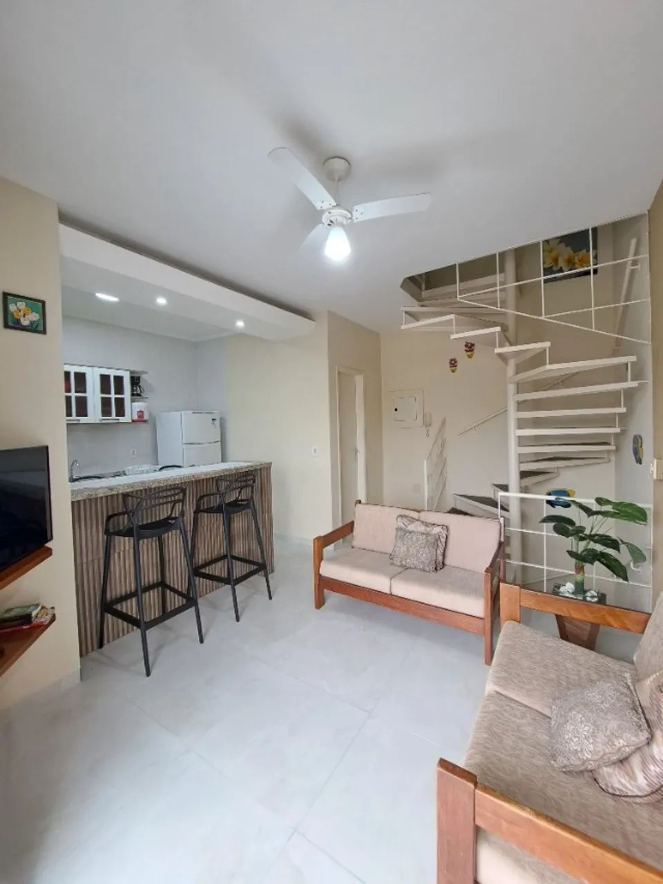 Apto Duplex com ar condicionado no Itaguá, Ubatuba/SP - Foto 3