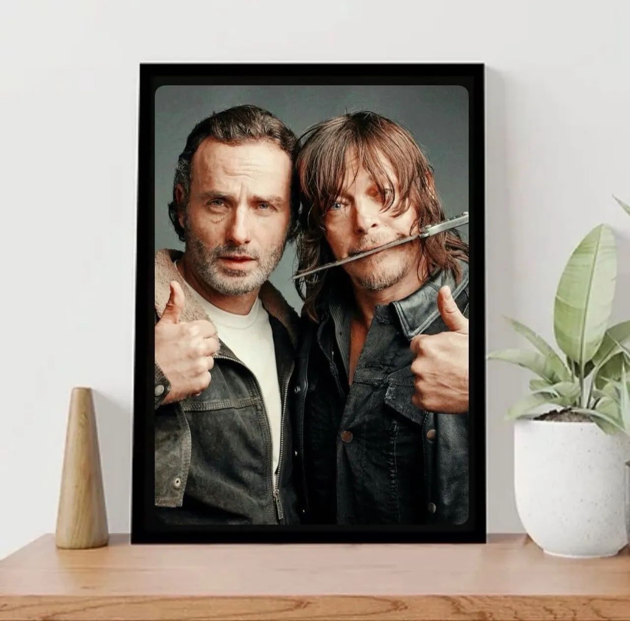 Combo 3 Quadros The Walking Dead 32x23 cm