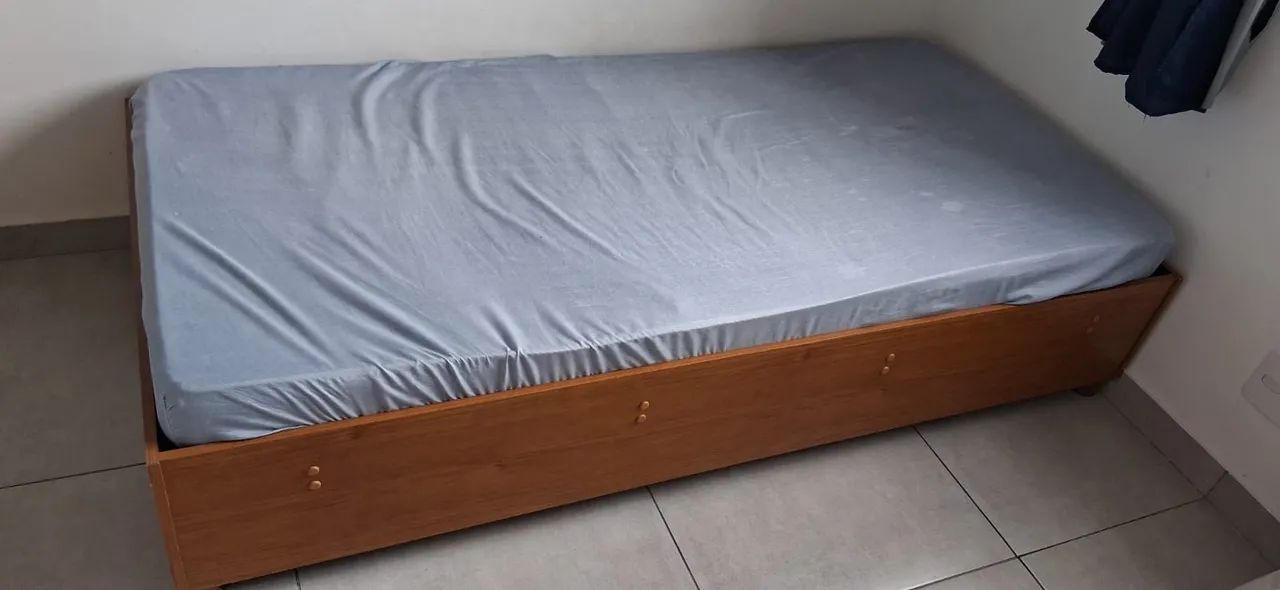 CAMA DE SOLTEIRO(INFANTIL, COLCHÃO NÃO INCLUSO). - Foto 2