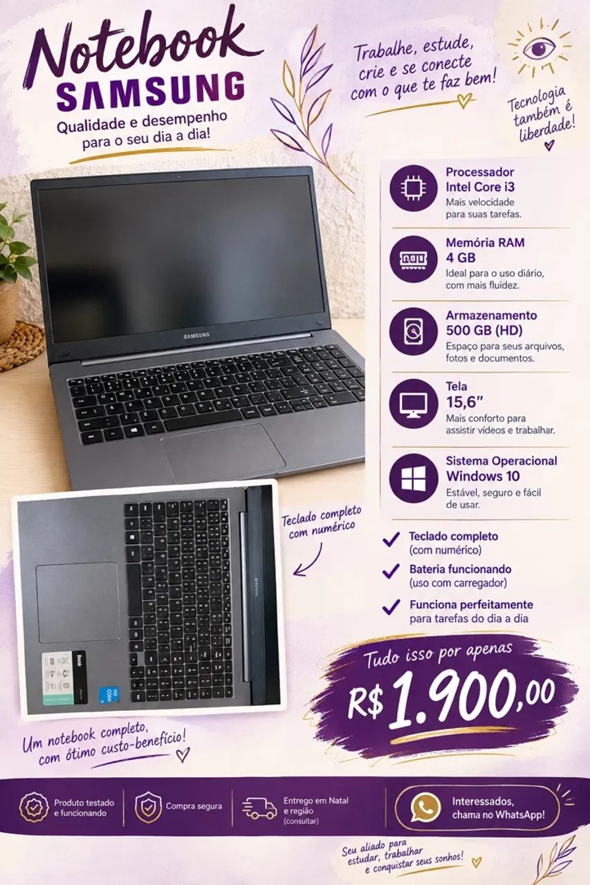 Notebook Samsung 
