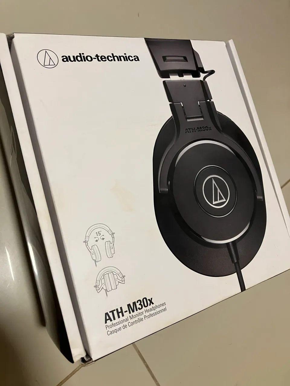 Fone de Ouvido Audio Technica ATH-M30x - Foto 4