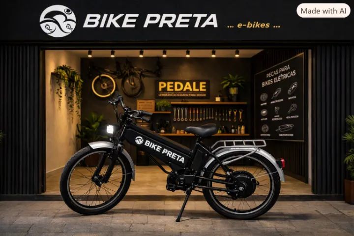 Bike elétrica SCOOTER BRASIL 800W, 48V, 26 polegadas - Foto 5