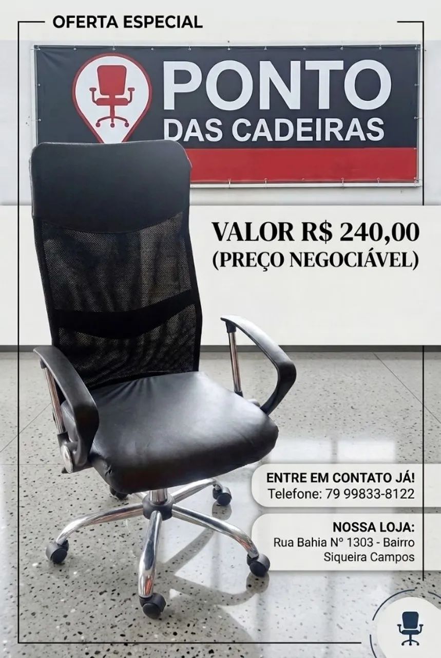 Vende cadeira de escritório 