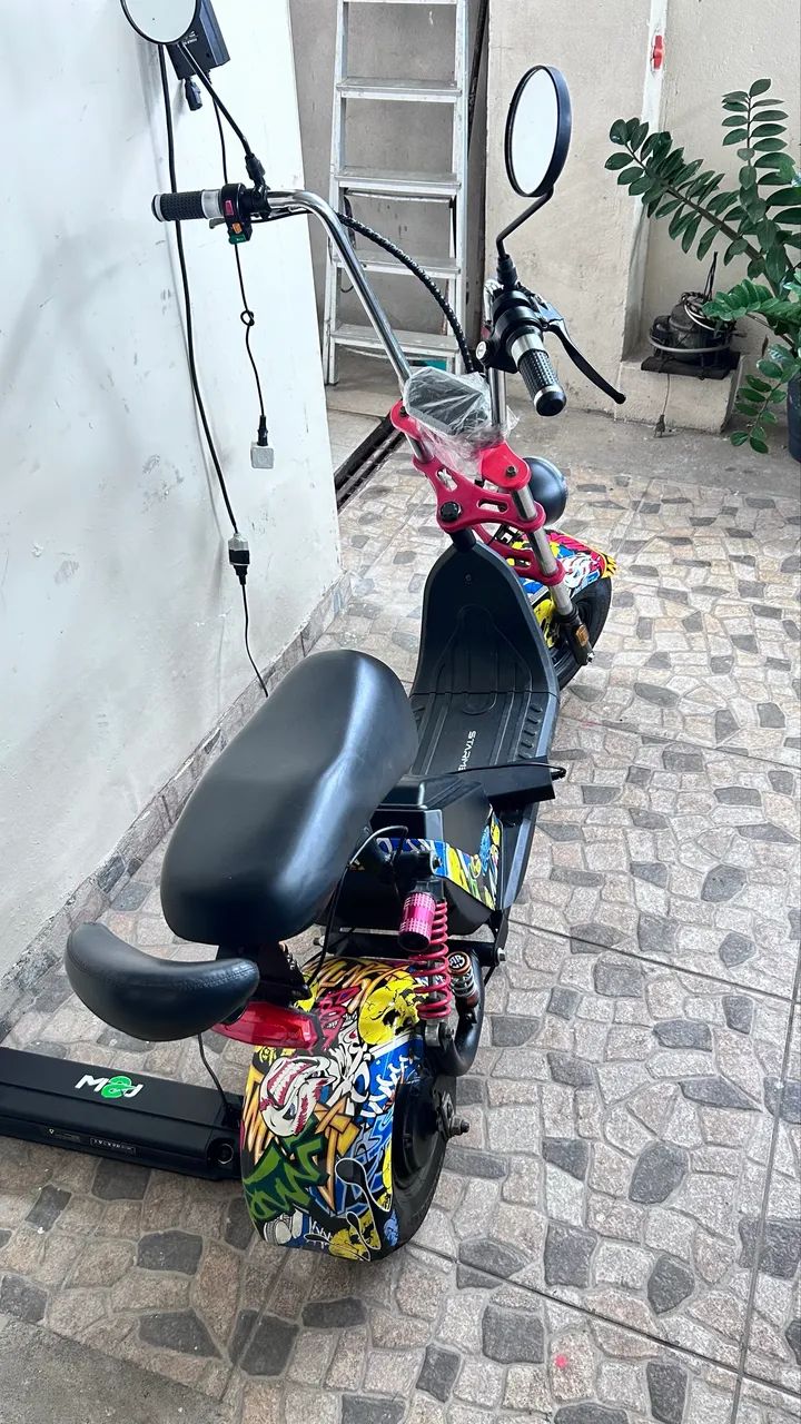 Scooter MINI elétrica 800W  - Foto 3