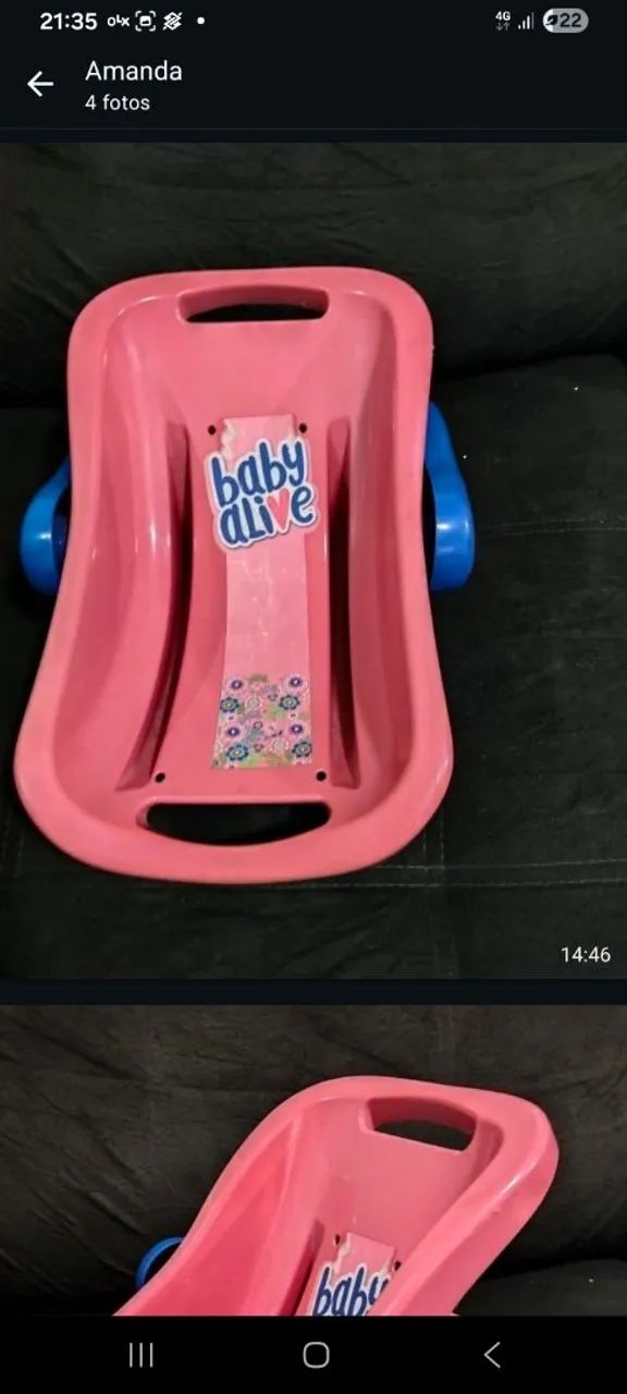 Bebe conforto de brinquedo - Foto 3