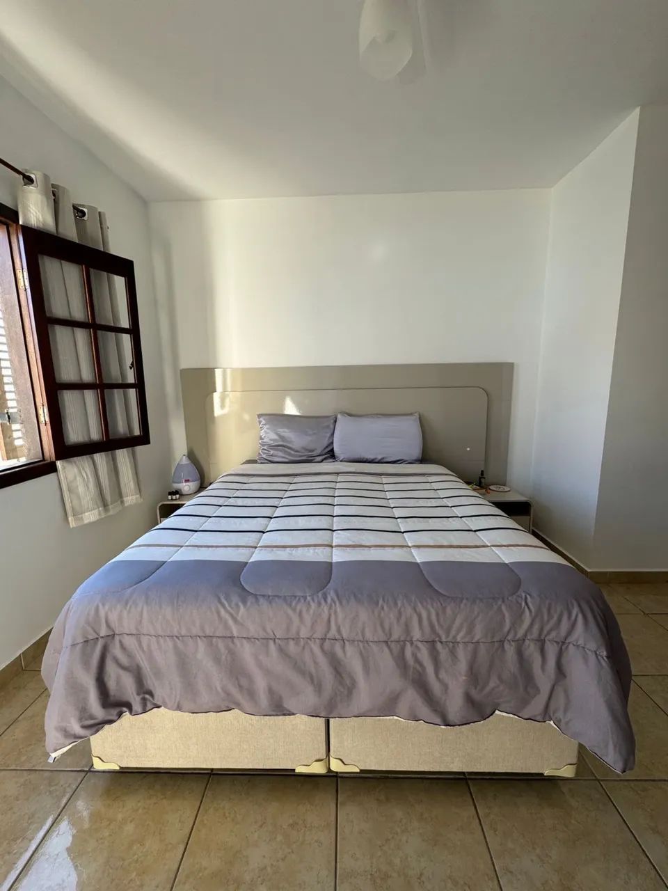 Cama Queen Colchão Castor Cabeceira de LED - Foto 4