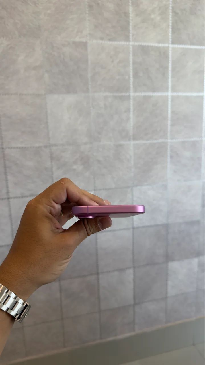 iPhone 16 128 gb rosa semi novo  - Foto 5