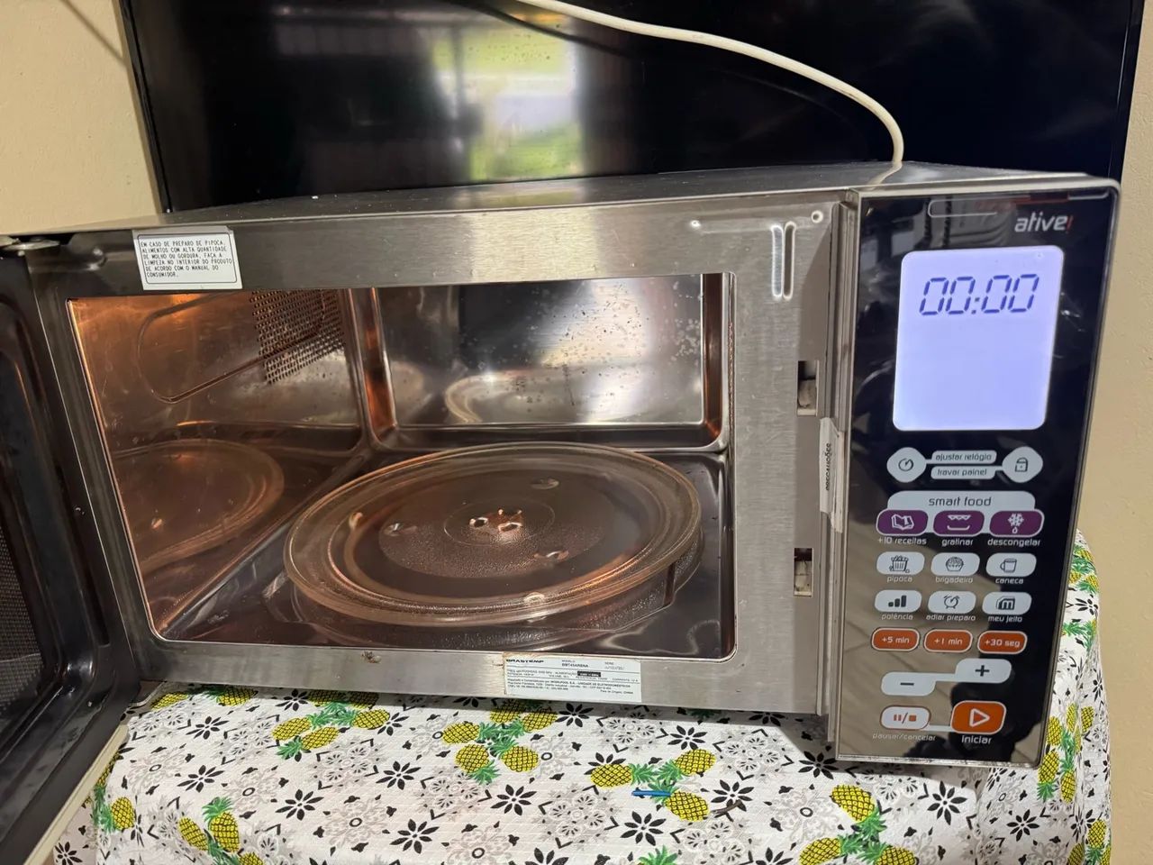 Microondas Brastemp inox  - Foto 4