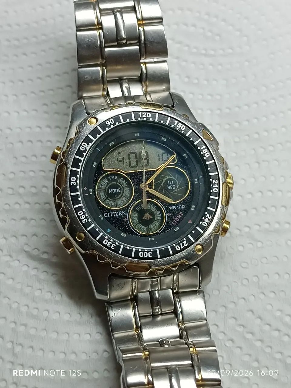 Relógio Citizen década de 90 perfeito 
