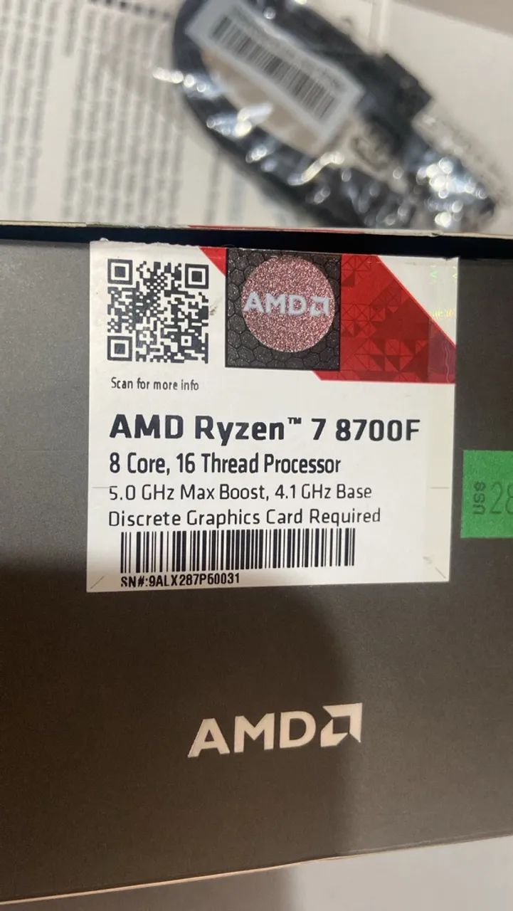 Vendo 2 processadores Ryzen 7 8700F e Ryzen 5 8500G - Foto 2