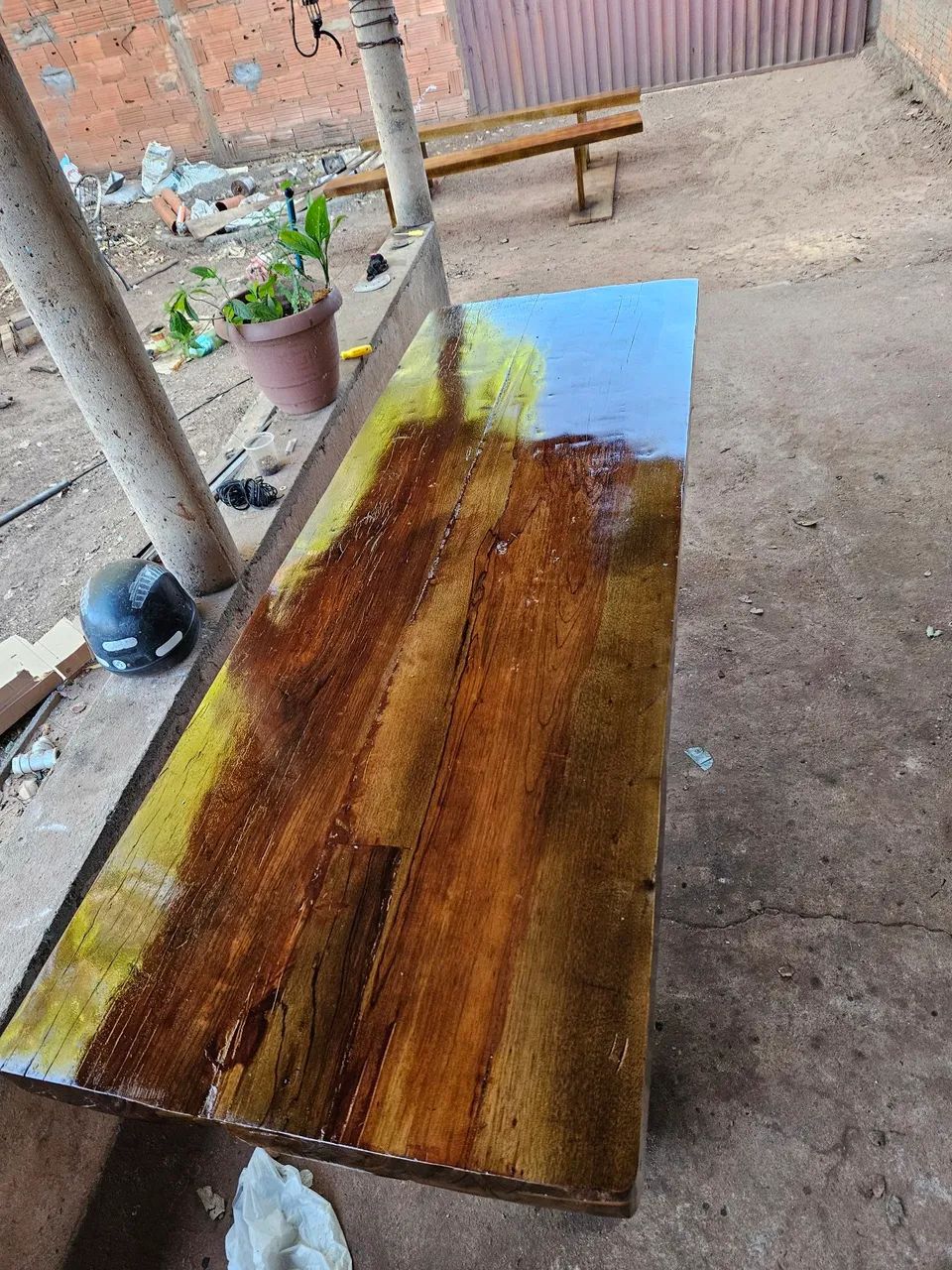 Mesa de madeira  - Foto 2