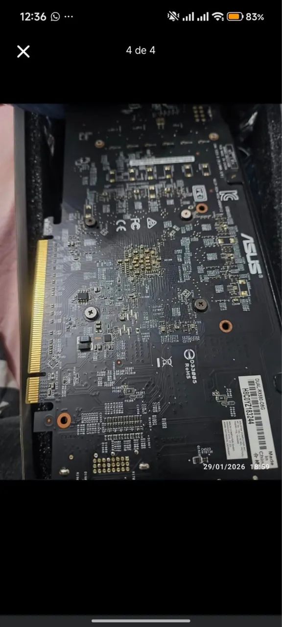 Placa de vídeo Rx 580 Asus - Foto 4