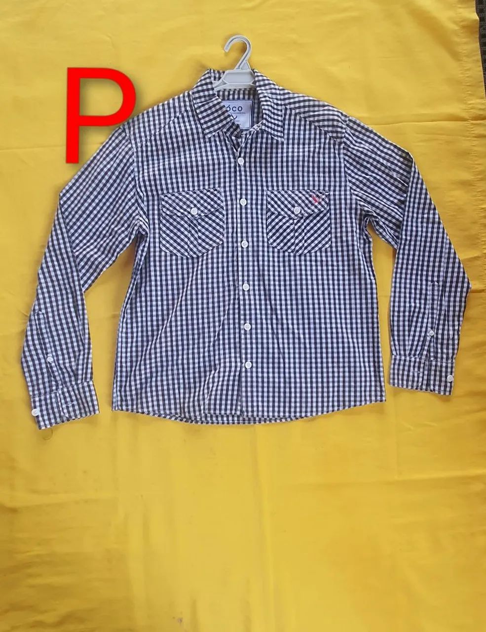 Camisas xadrez masculina P e M - Foto 4