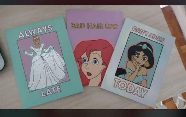Cadernos Princesas Disney 