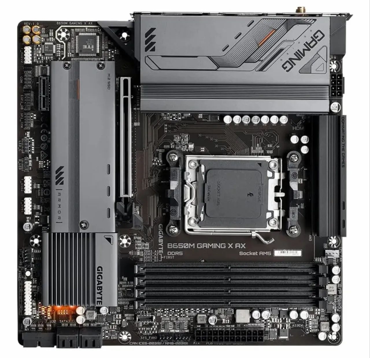 Placa mãe gigabyte gaming x ax am5  - Foto 4
