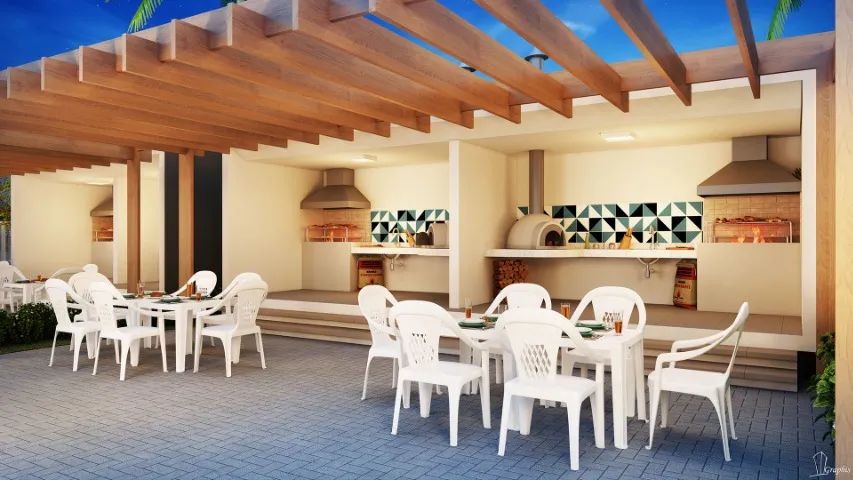 Apartamento 02 quartos, mobiliado com infraestrutura e lazer completos. - Foto 4