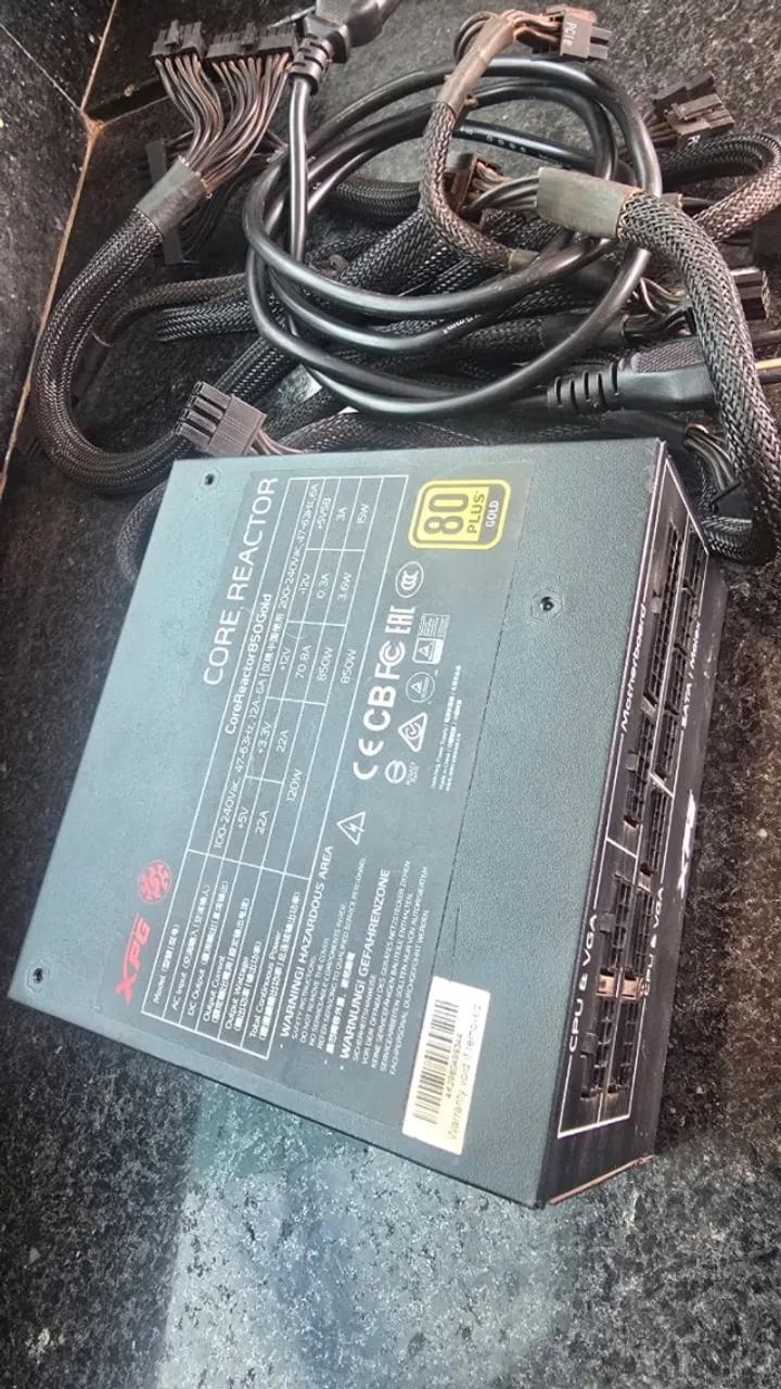 Fonte de Alimentação para PC XPG Core Reactor 850W Gold - Foto 3