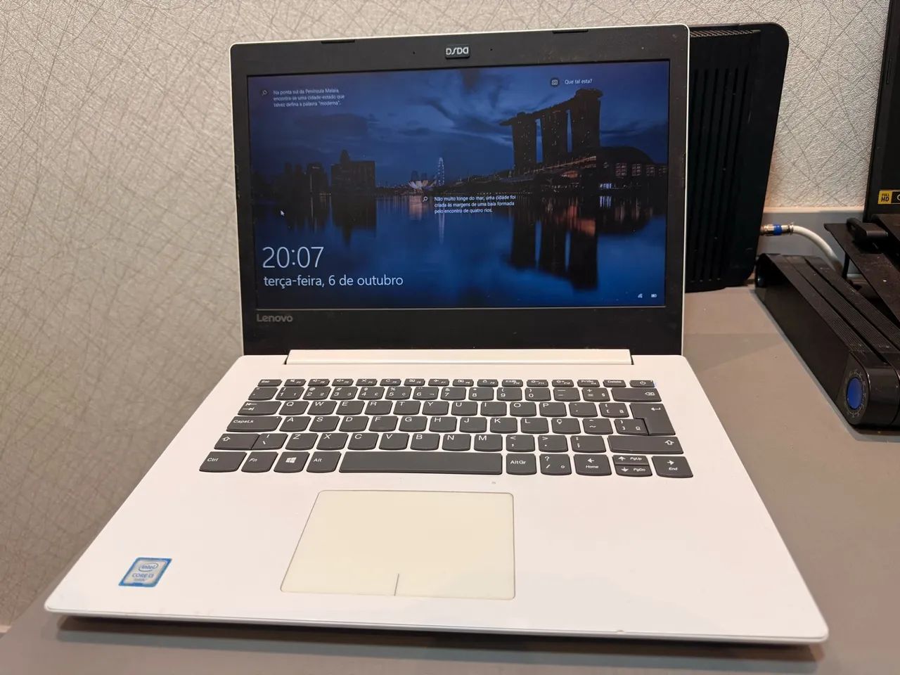 Notebook Lenovo Branco Intel Core i3 4GB RAM - Windows 10
