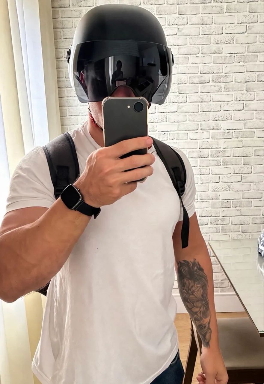 Capacete com viseira - Foto 4