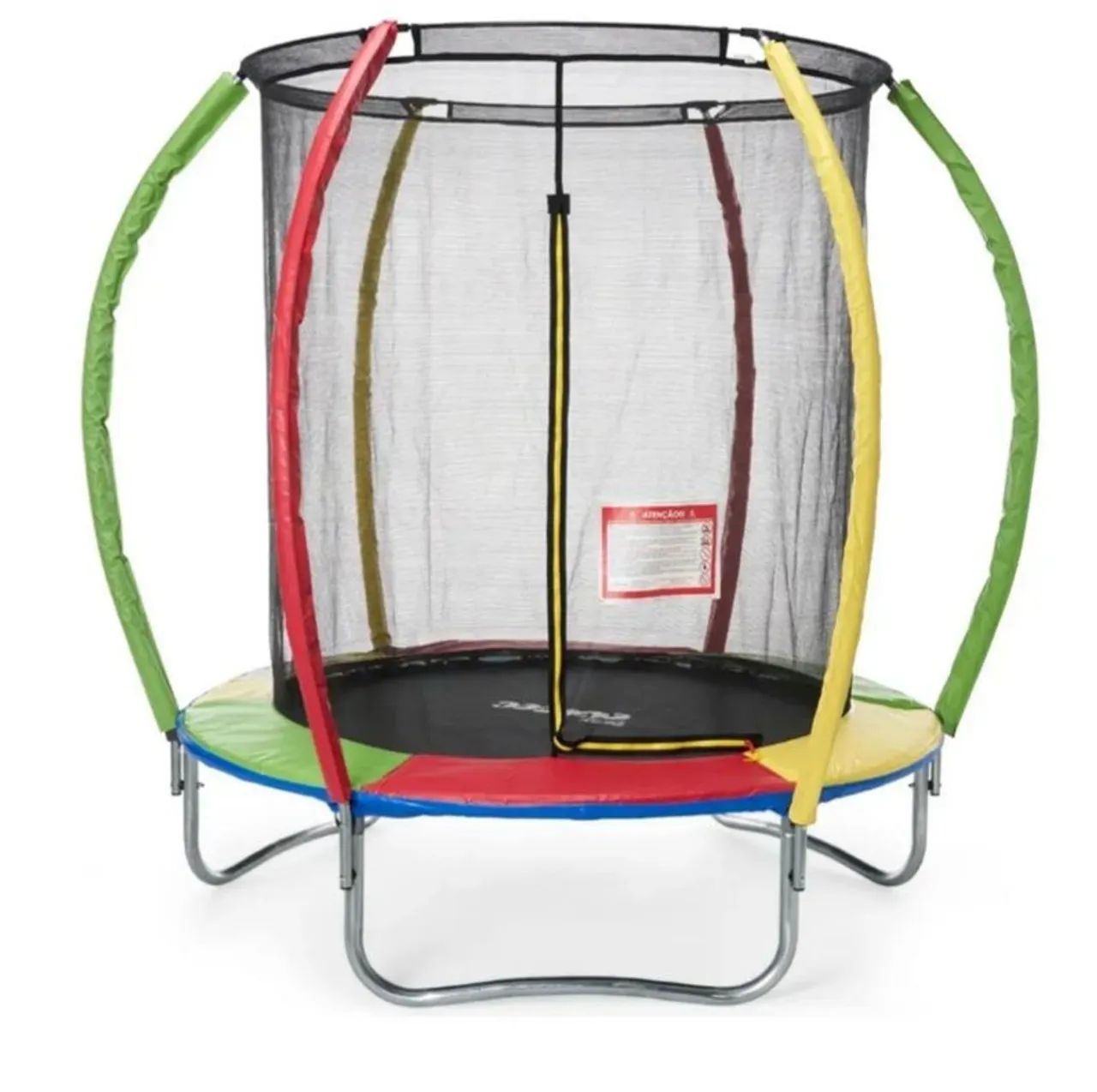 Cama Elástica Replay Kids Trampolim Pula Pula 2.44 m Com Rede De Proteção E Proteção UV