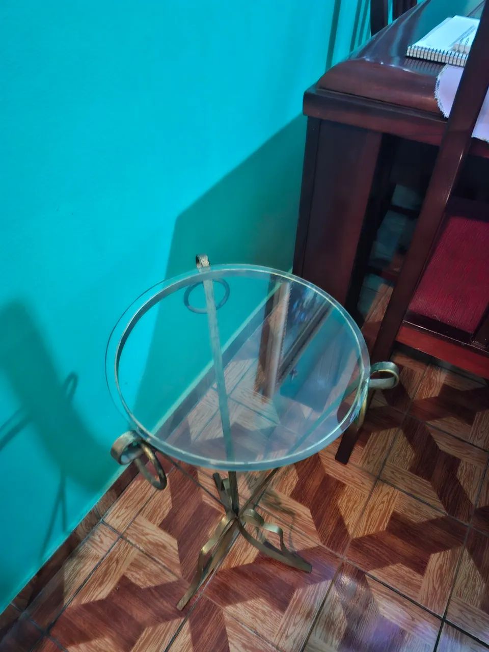 Vendo mesa de vidro - Foto 2