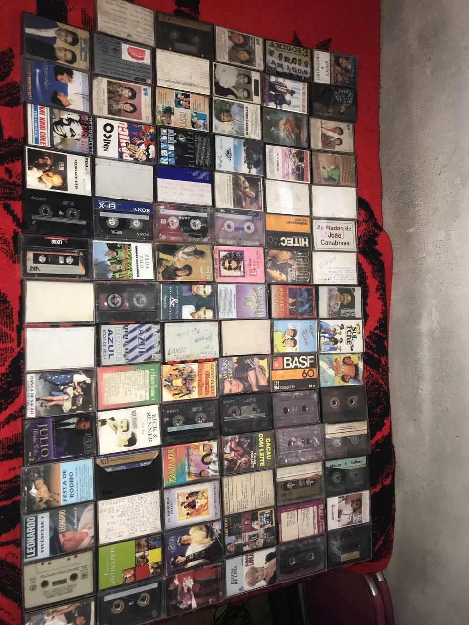 Lote com 89 Fitas K7 gravadas e algumas originais  (sem teste) - Foto 5
