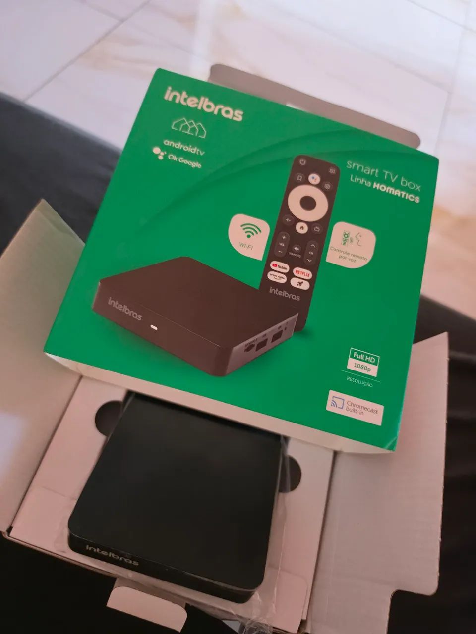 Smart TV box. Linha HOMATICS INTELBRAS 