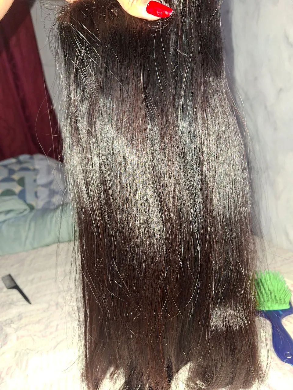 Cabelo vietnamita 220g 60cm - Foto 2