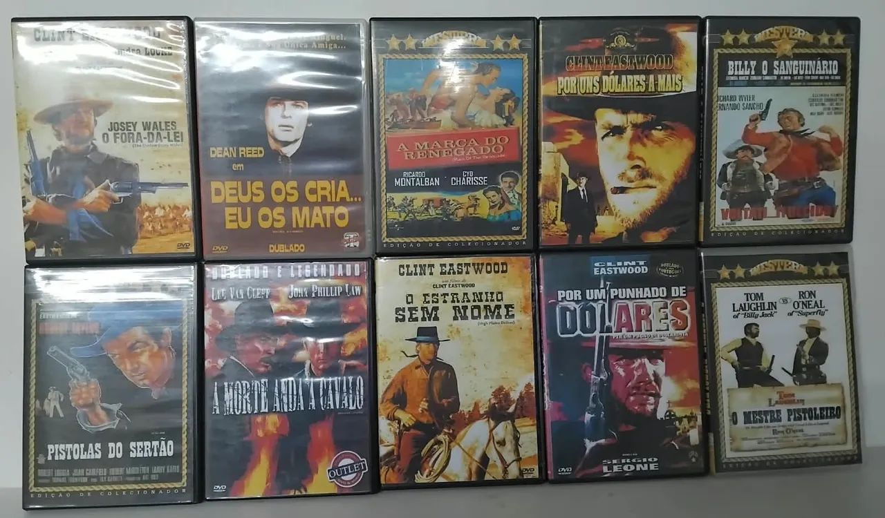 DVDs Faroeste Coleção Vários Títulos 