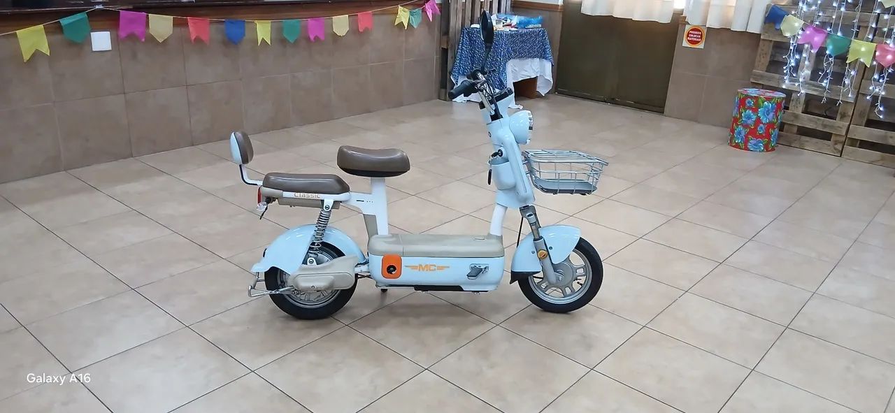 Bike elétrica estilo scooter - Foto 2