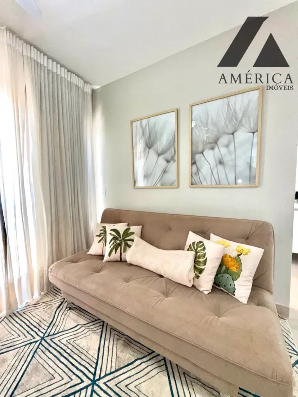 Imóvel mobiliado para aluguel com 2 quartos, sendo uma suíte - 64m² | Edifício Valentina - Foto 2