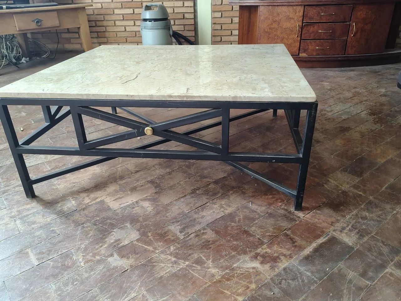 Mesa de centro tampo de mármore  - Foto 2
