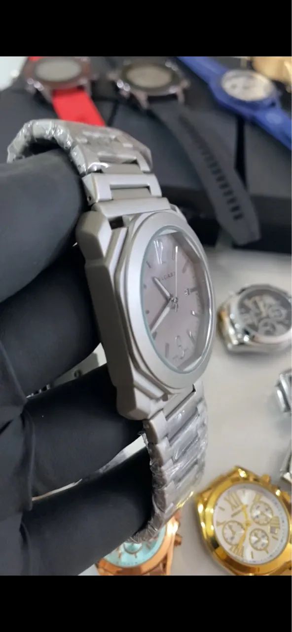 RELÓGIO DE PULSO BVLGARI TITANIUM  - Foto 4