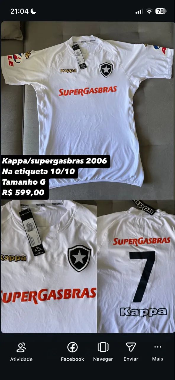 Camisa Botafogo Kappa 2006