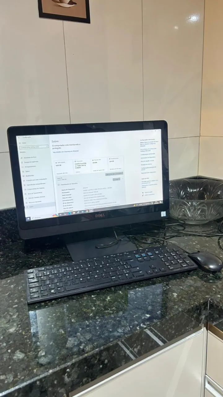 Computador Monitor Dell w15b - 19,5 polegadas