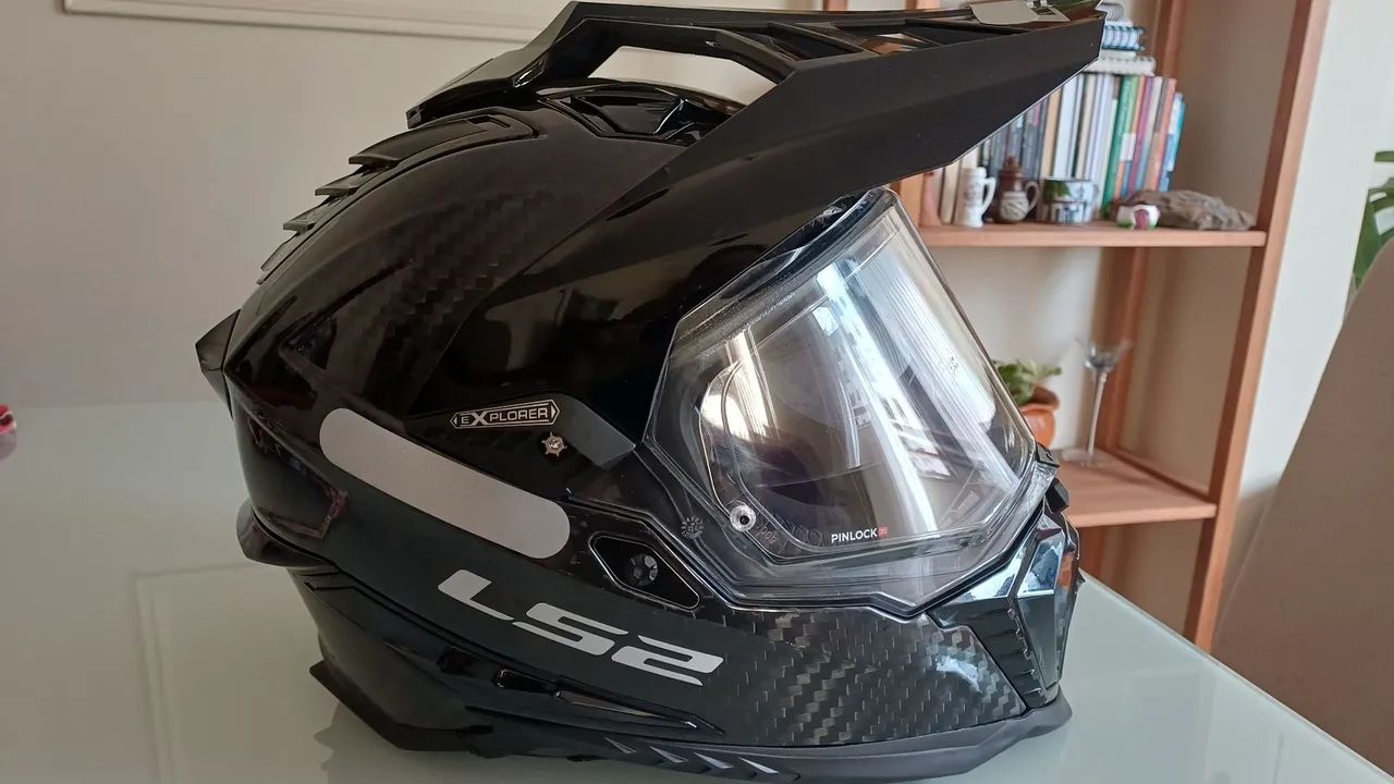 Capacete LS2 Carbon Explorer - Foto 2