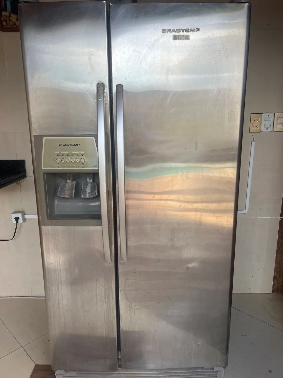 GELADEIRA SIDE BY SIDE BRASTEMP
