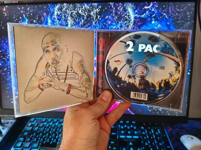 CD 2 Pac - 2 Pac - Raro - Americano - Grav Newale Records - De Época - Foto 2