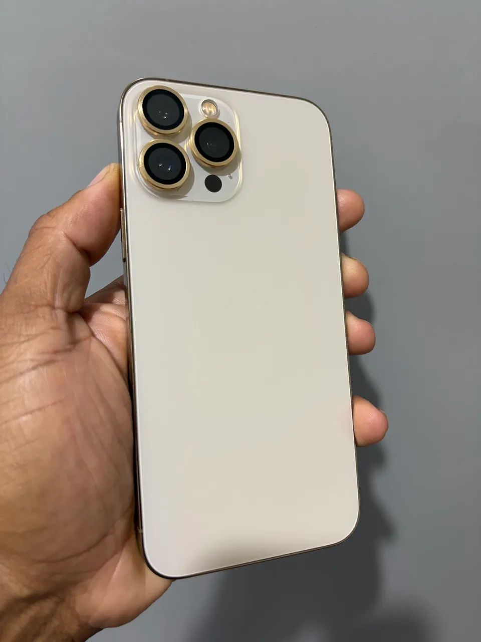 Iphone 13 Pro Max Gold 256 GB Impecável! - Celulares e Smartphones