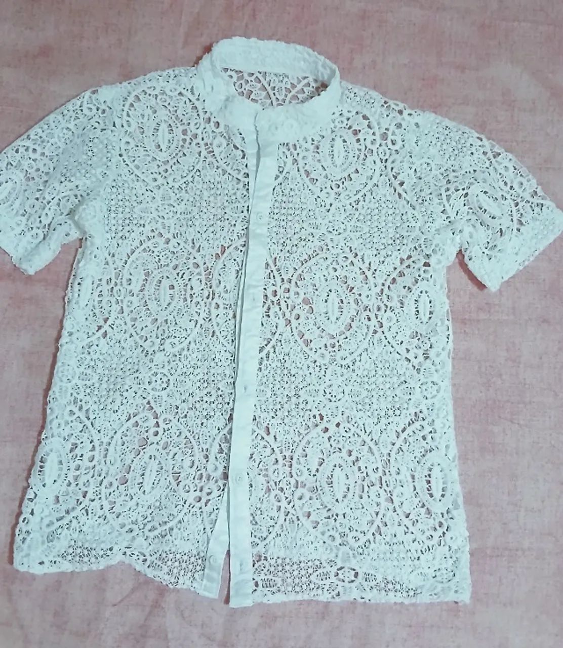  Camisa unisex  em Guipir  - Foto 4