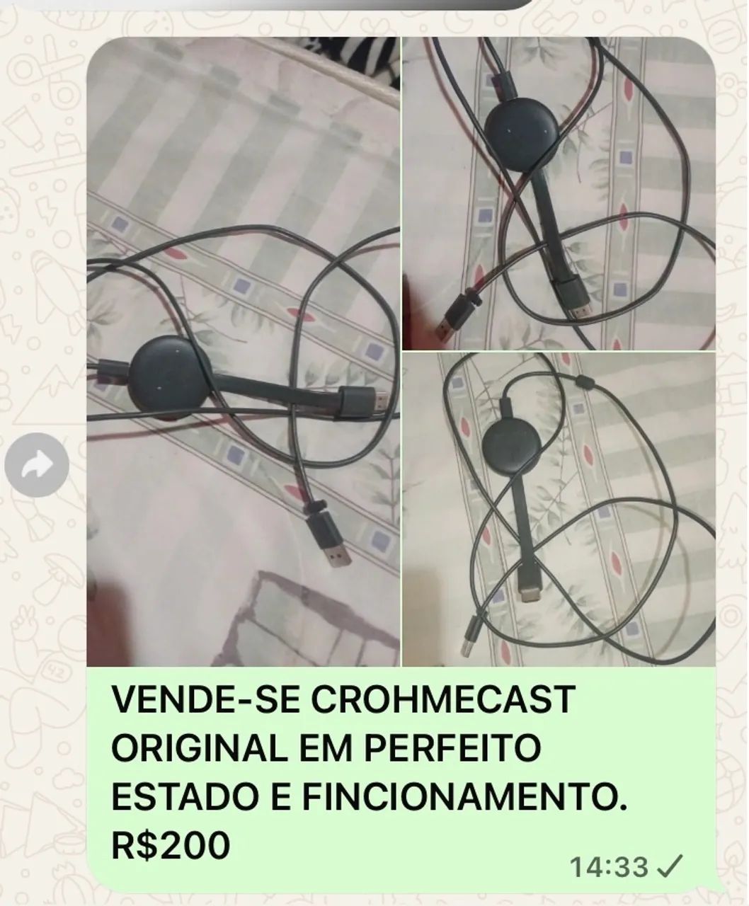 VENDE-SE CHROMECAST ORIGINAL - Foto 2