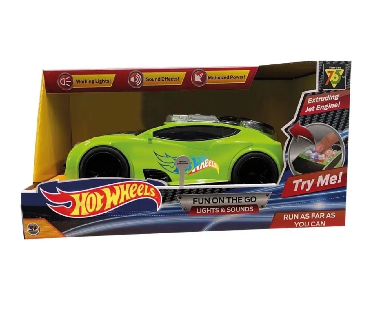Hot Wheels Carro De Som Com Luz E Som Multikids novo