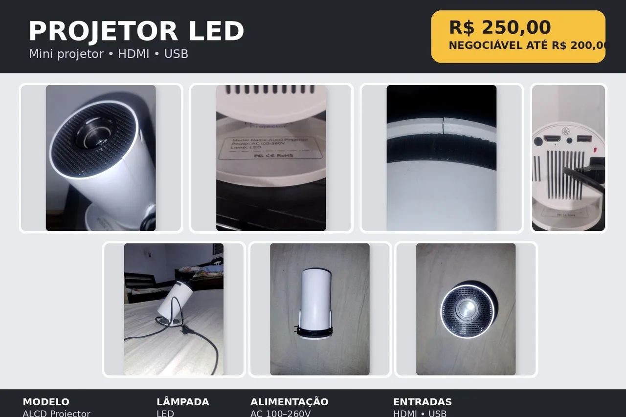 Projetor LED