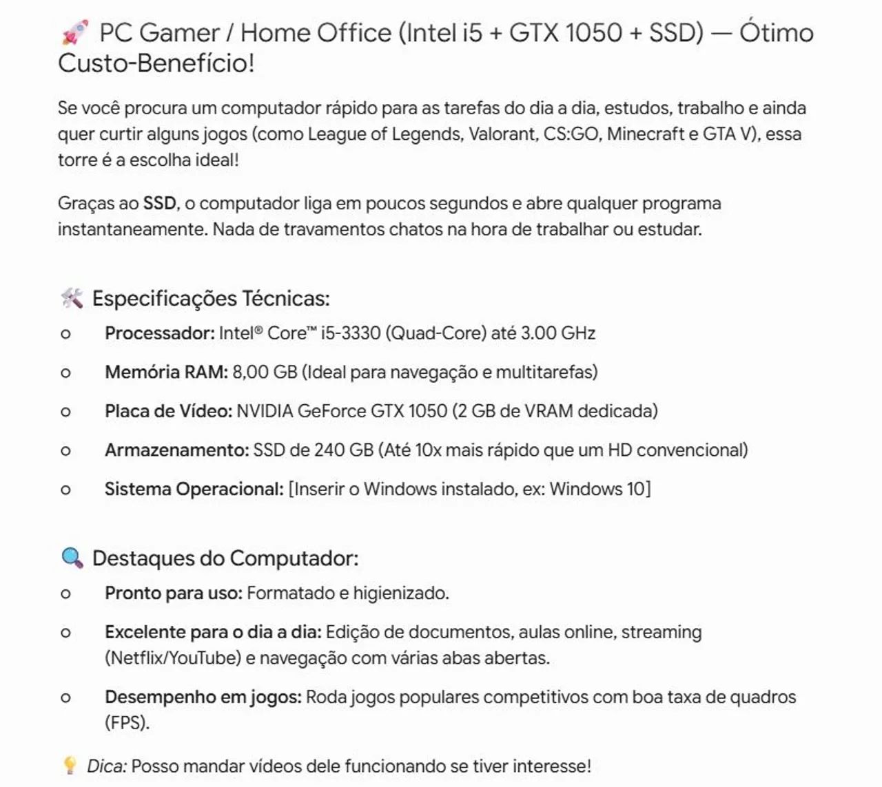 Torre / cpu pc gamer - Foto 2