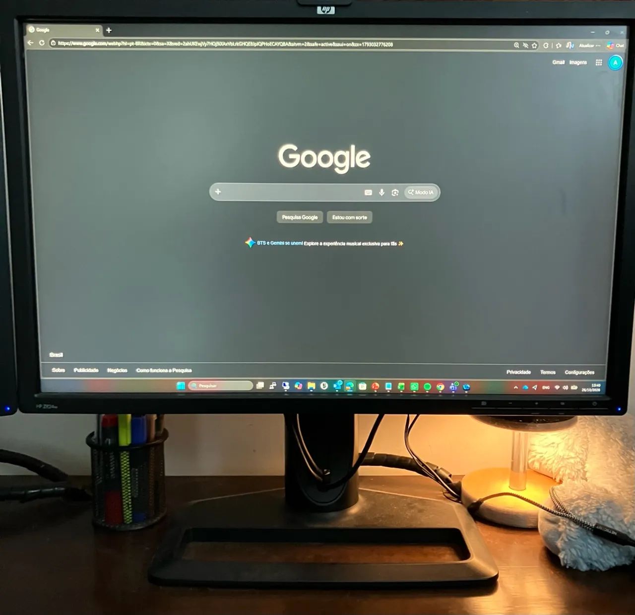 2 monitores de 24 polegadas HP - Foto 2
