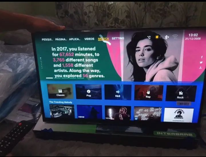 Smartv 32 polegadas nova - Foto 3