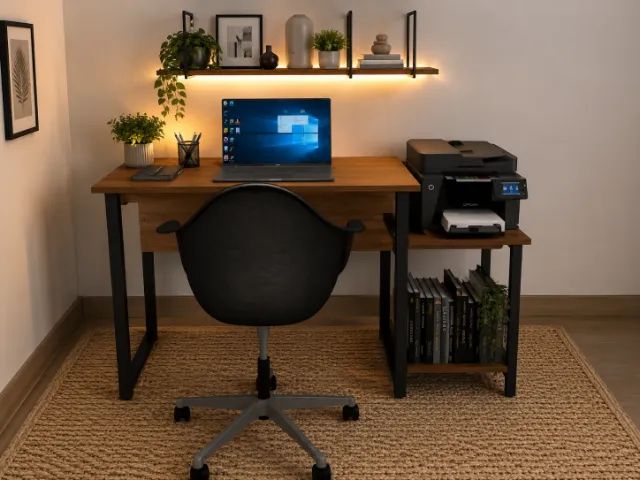 Mesa Office Work: L100cm x P40cm x A76cm - Foto 2