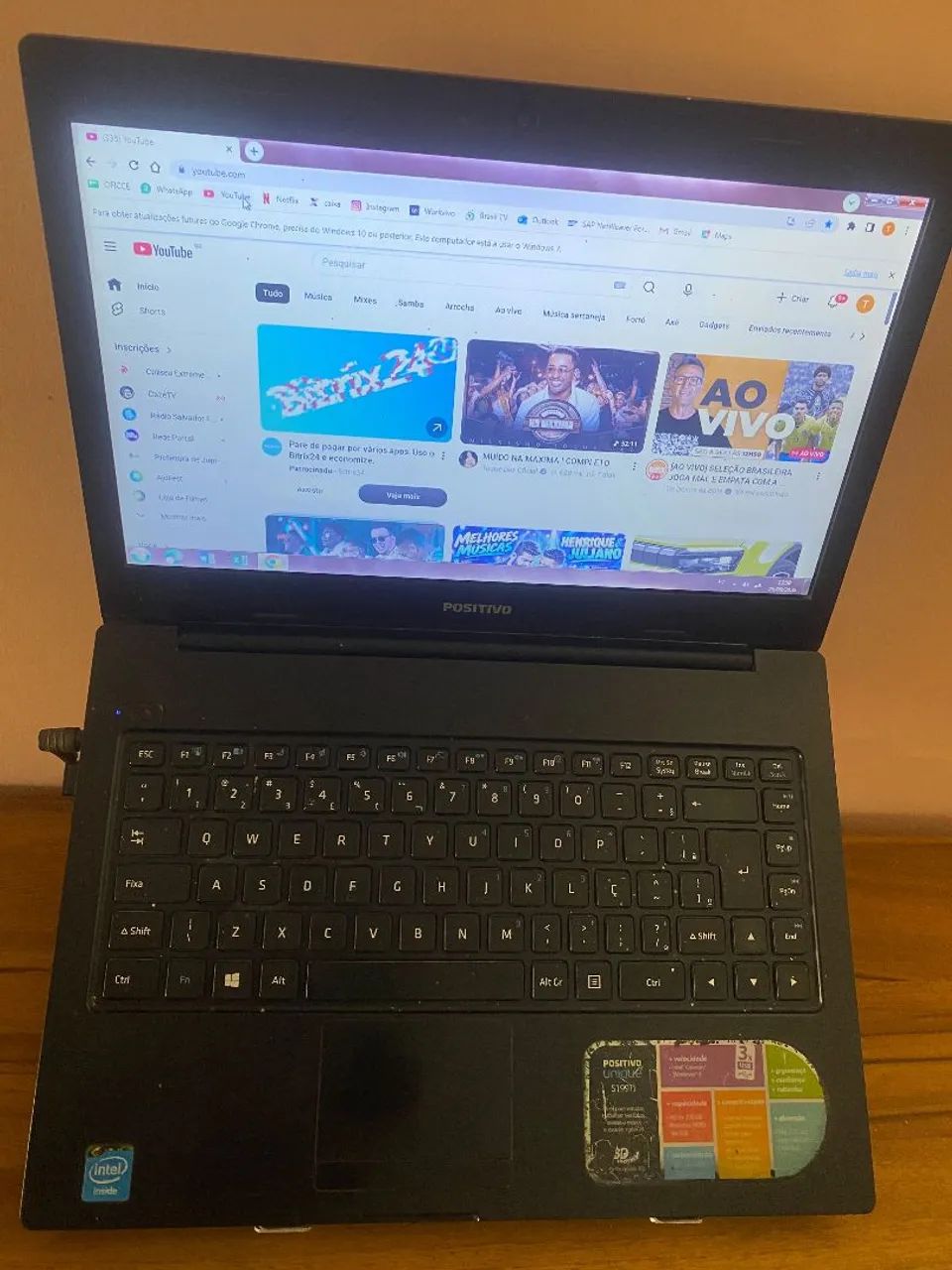 Mesa de computador com notebook - Foto 4