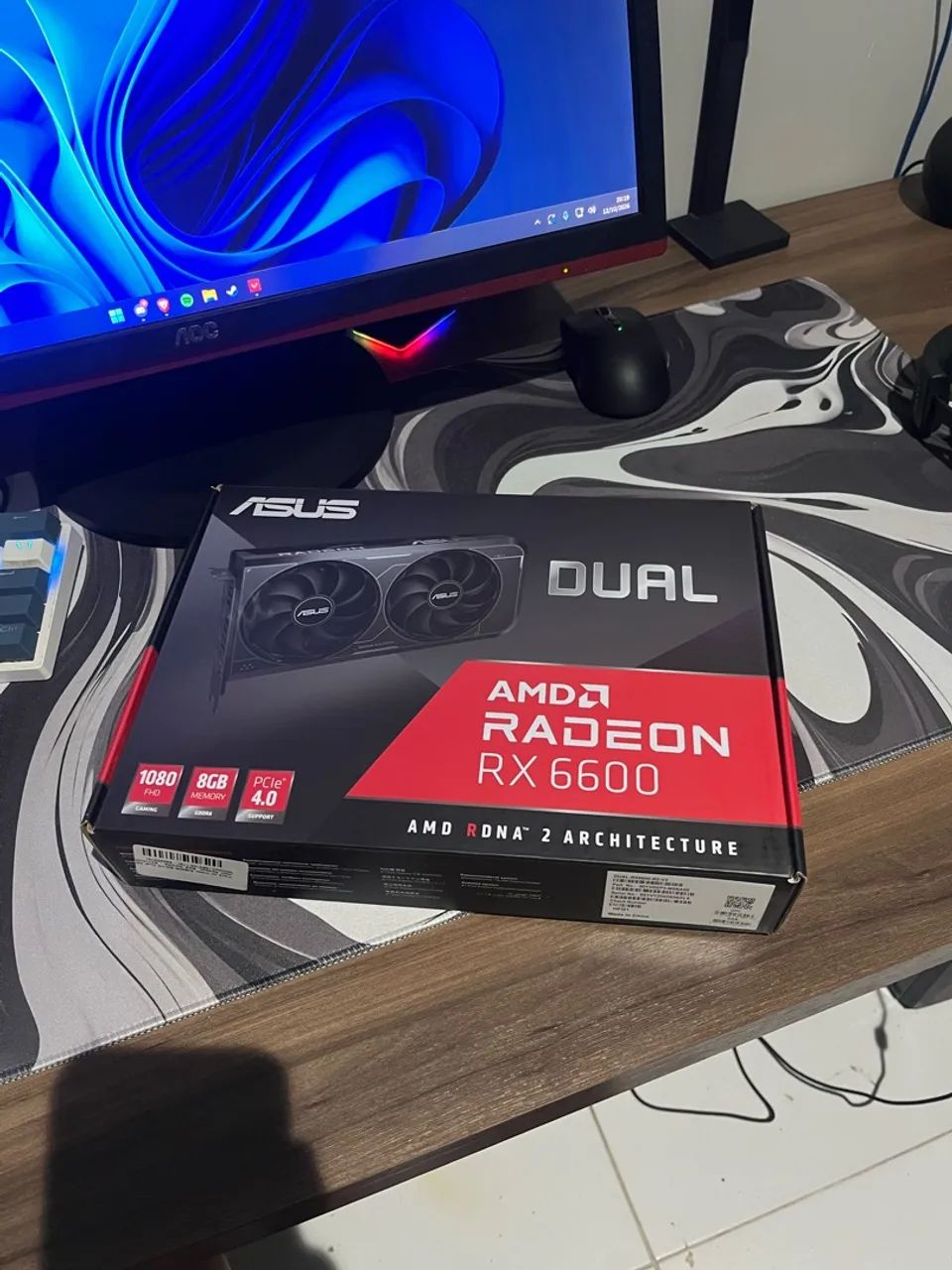 PLACA DE VÍDEO RX6600 8gb - Foto 2